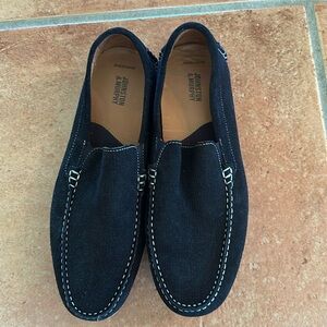 Johnston & Murphy, slip on blue suede size 12